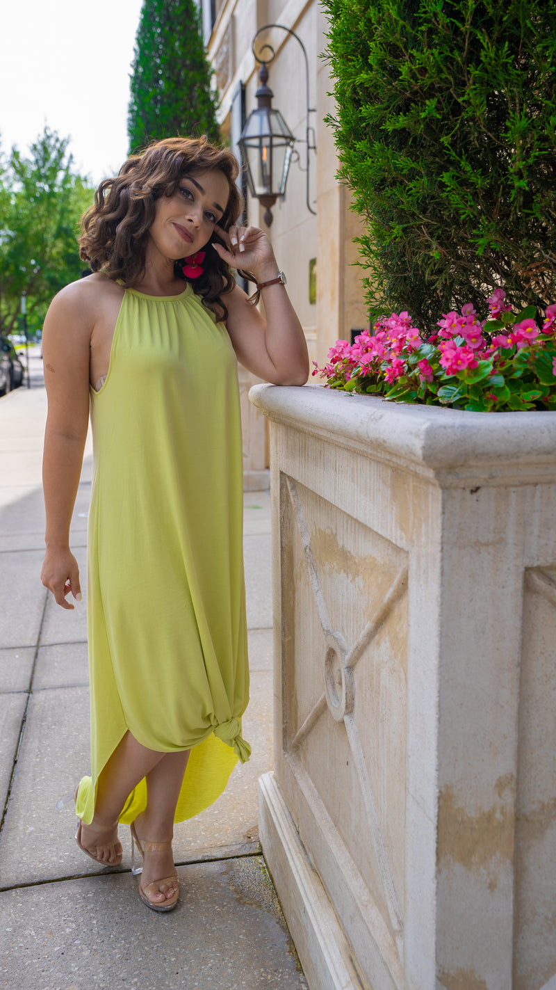 Lime Green Maxi