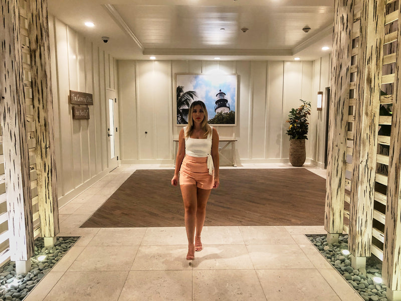 Peachy High Wasted Shorts