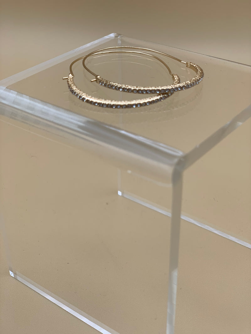 The Gold Oval Earrings