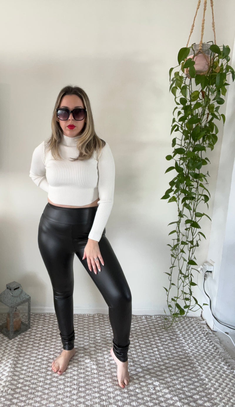 Faux Leather Leggings