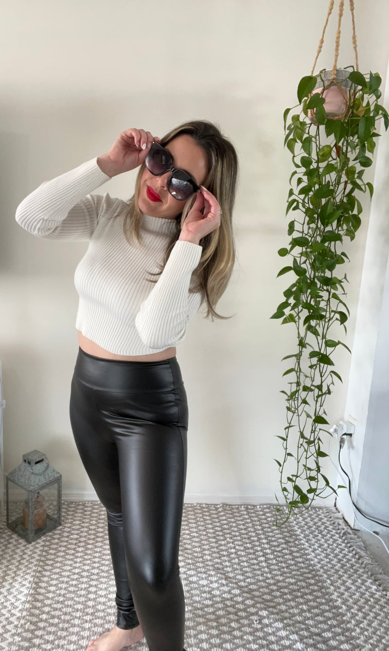 Faux Leather Leggings